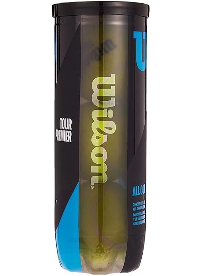 Wilson WILSON TOUR PREMIER ALL COURT TENNIS 4-BALL CAN  - Image 3