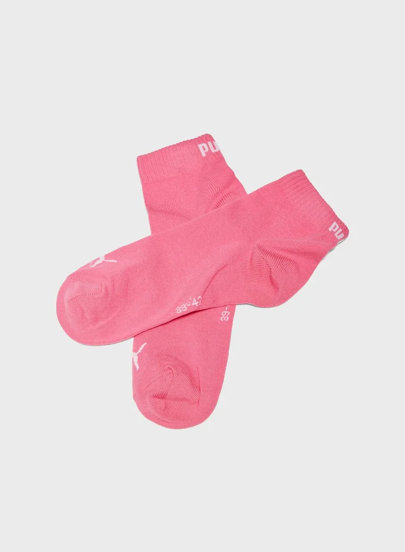 PUMA 3 Pack Quarter Socks