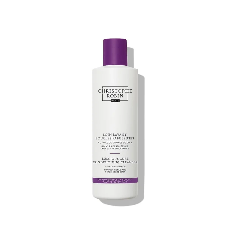 كريستوف روبن Luscious Curl Conditionning Cleanser With Chia Seed Oil 250 mL