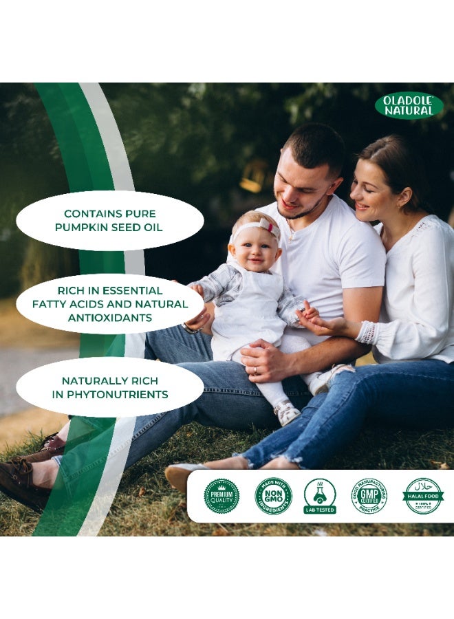Oladole Natural Pumpkin Seed 2000mg – 100 Softgels - Image 5