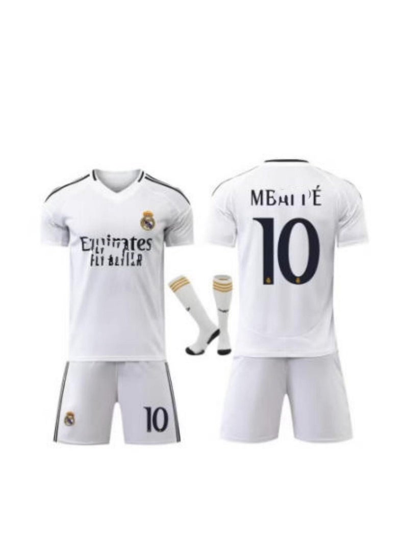 2025 No.10 Kids Football Training Kit (Jersey+Shorts+Socks) - Breathable & Quick-Dry 26 - Image 1