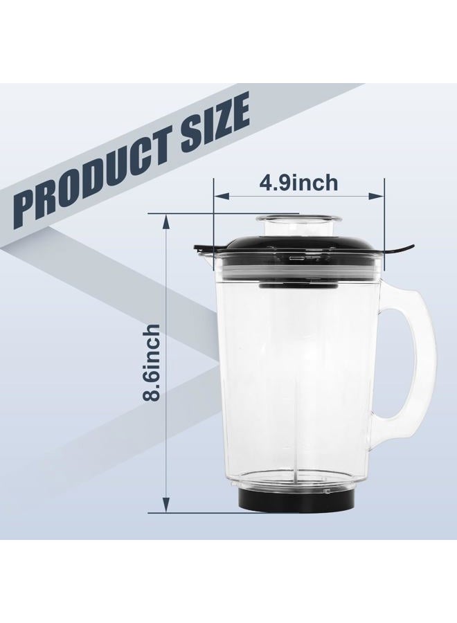 Wadoy 48oz Cup Replacement Parts Compatible with Magic Bullet 250w,Blender Pitcher (NOT include blade) - Image 4