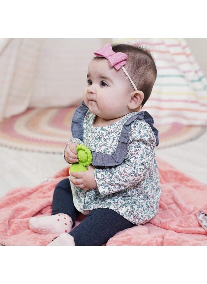 Fat Brain Toys - Dimpl Wobbl Green Teether (1) - Image 1