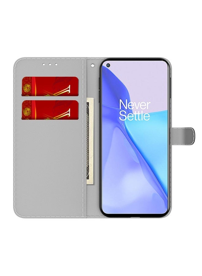 HuHa Case Cover For OnePlus 9 Cloud Fog Pattern Horizontal Flip Leather Case with Holder & Card Slot & Wallet(Black) - Image 3