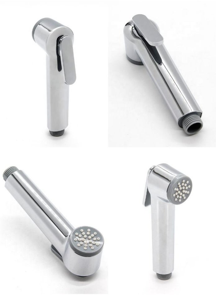 MODI Chrome Stainless Steel Shattaf Hand Spray Set Handheld Toilet Bidet Sprayer with Flexible Hose & Wall Mount Jet Spray - Image 5