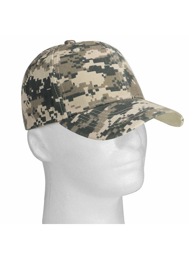 Falari Baseball Cap Adjustable Size for Running Workouts and Outdoor Activities All Seasons (1pc Digital Camo)  - Image 5
