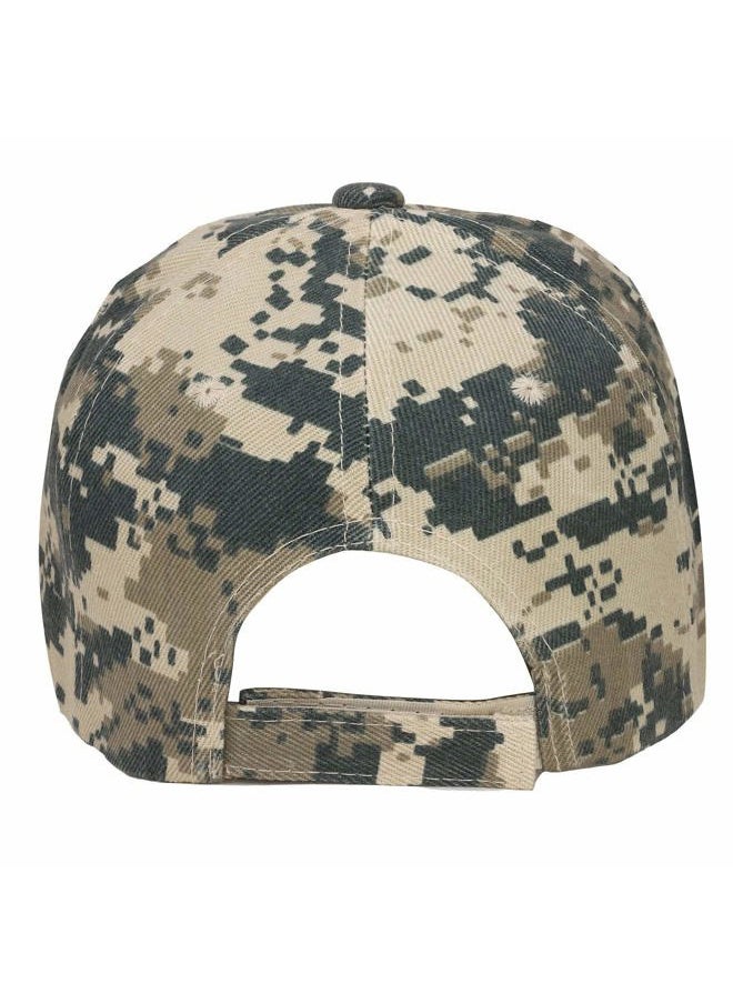 Falari Baseball Cap Adjustable Size for Running Workouts and Outdoor Activities All Seasons (1pc Digital Camo)  - Image 3
