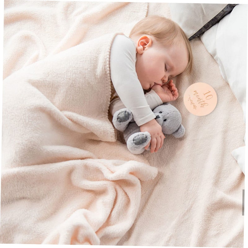 13Pcs Newborn Monthly Milestone Cards Props with Smooth Edges for Recording Baby Growth and Special Moments - Image 3