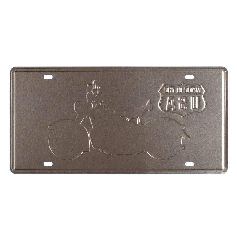 Eazywagon "Made in the U_S_A Motorbike" Vintage Retro Metal Signs - License Wall Plate, Car Tag - Ideal for Cafe, Restaurant, Shop, Home, Hotel, Club, Office, Living Area - Design Plaque - Image 3