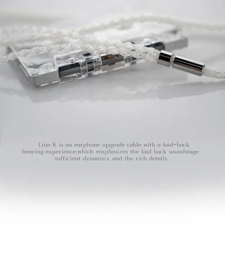 Moondrop Line K Upgrade Cable High Purity Copper Silver Plated KATO Cable IEMs (4.4mm) - Image 3