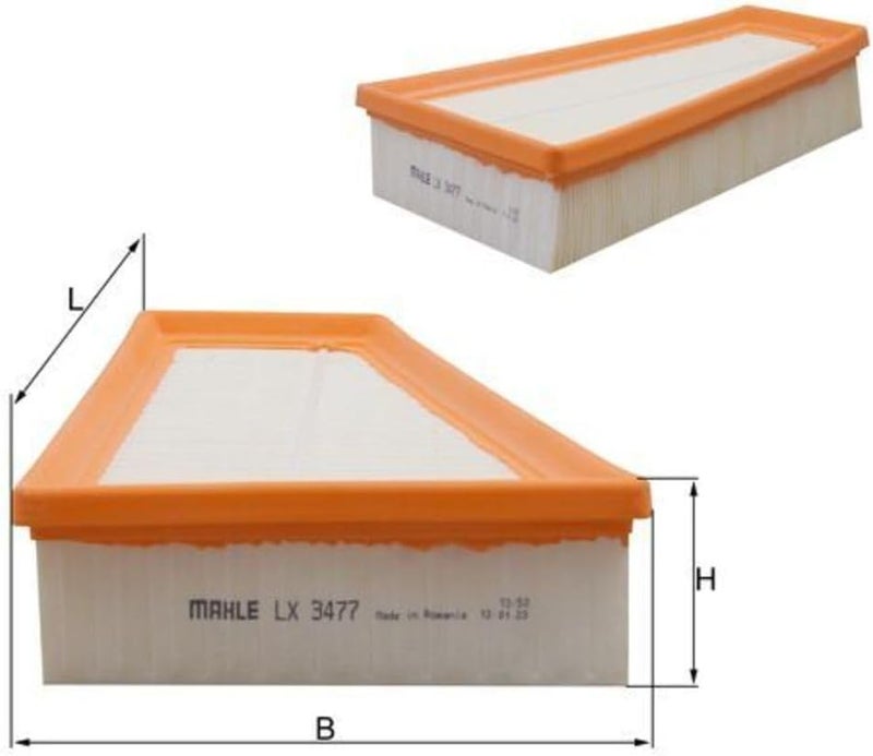 MAHLE LX 3477 Engine Air Filter - Image 3