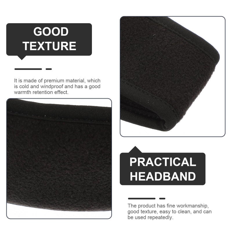 2 Pcs Winter Headbands Ear Warmer Sweatbands Breathable Windproof for Sports - Image 4