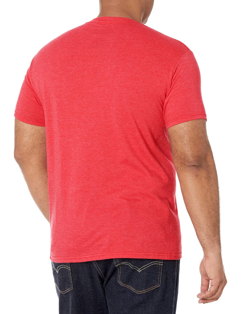 Coca-Cola Mens Coke Classic T Shirt, Red Heather, X-Large US - Image 2