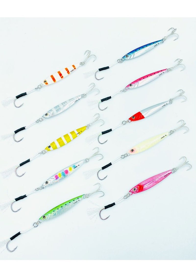 أوكورا ريد هيد فانغ جيغ بوزن 20 جرام و10 ألوان ساحرة معدات خفيفة الوزن لمغامرات الصيد الملحمية - Image 4