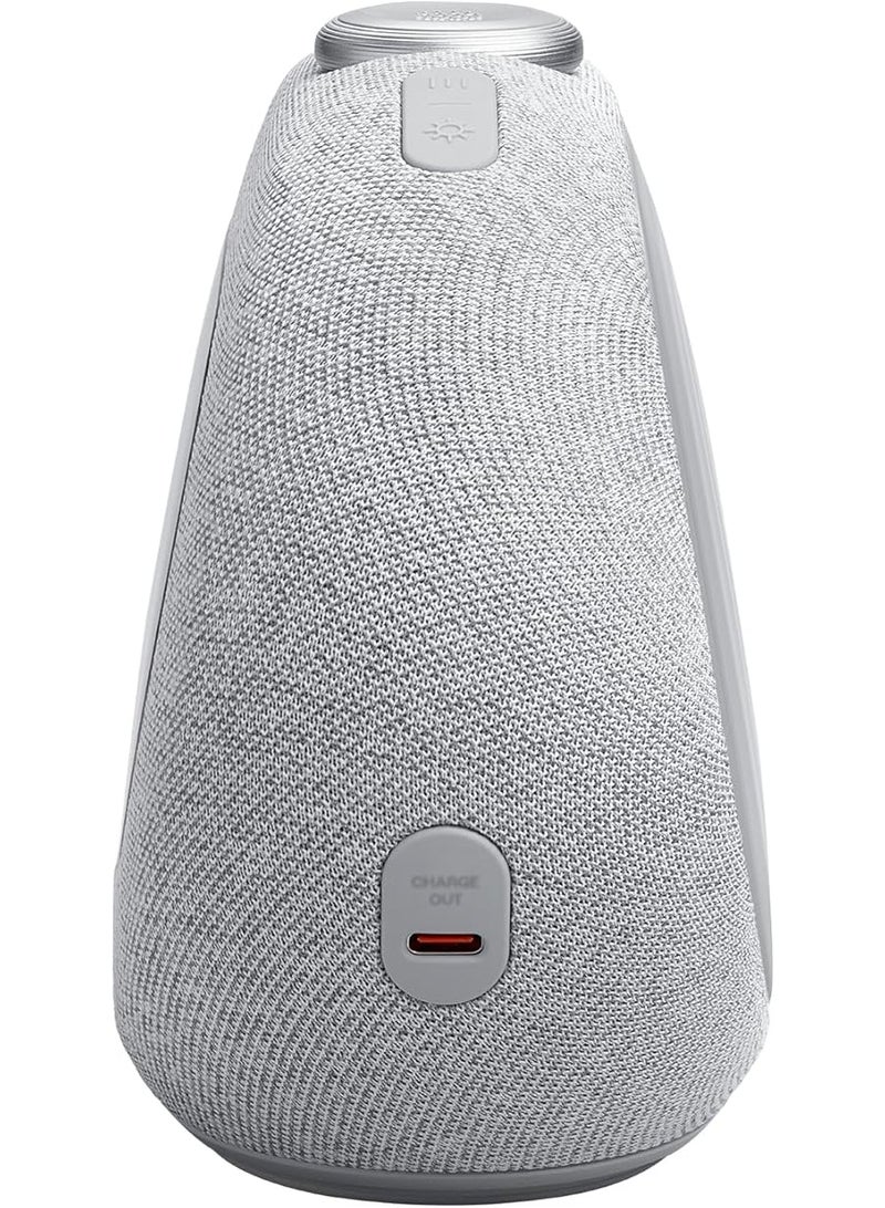 جي بي إل ساعة منبه راديو رقمية JBL Horizon 3، مزودة براديو DAB+/FM وبلوتوث، ومنبه بتأثير شروق الشمس، وشحن USB-C، وبطارية وكهرباء، وصوت احترافي، ومتوافقة مع تطبيق ONE، لون رمادي - Image 3