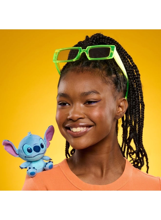 ستيتش Stitch Wearable Shoulder Plush by Just Play | 4-Inch Perch'd Magnetic Stuffed Animal for Kids Age 3+ | Hands-Free Lilo & Stitch Soft Toy Gift for Boys & Girls | Blue - Image 2