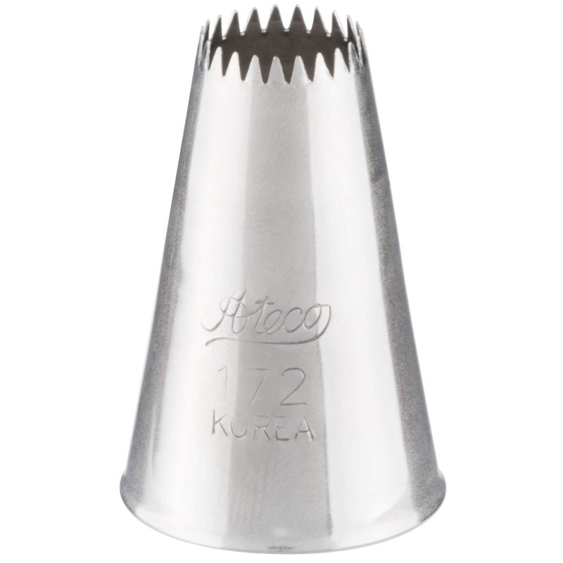 Ateco Ateco Silver Stainless Steel Flower Piping Tip 