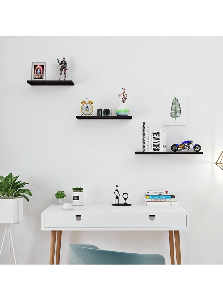MIXDE 3-Piece Hanging Wall Shelves Book Set fot Home, 30,40,50 cm  - Image 2