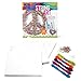 Craft Tastic Crafttastic String Art Craft Kit Makes 3 Large Canvases Peace Sign Edition Model Number CTE40 - Image 3