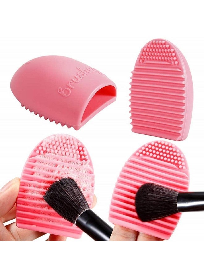 Lele? Makeup Brushes Kit Set of 12 with A Silver Storage Box and one brush cleaner egg shape - Image 5