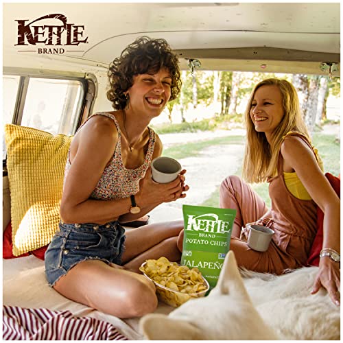 Kettle Brand Jalapeno Kettle Potato Chips, Gluten-Free, Non-GMO, 7.5 oz Bag - Image 4
