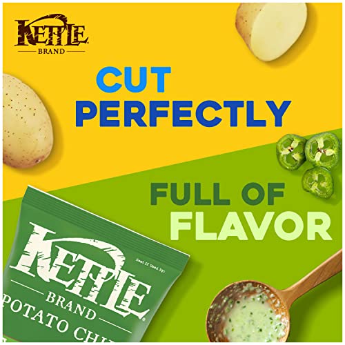 Kettle Brand Jalapeno Kettle Potato Chips, Gluten-Free, Non-GMO, 7.5 oz Bag - Image 2