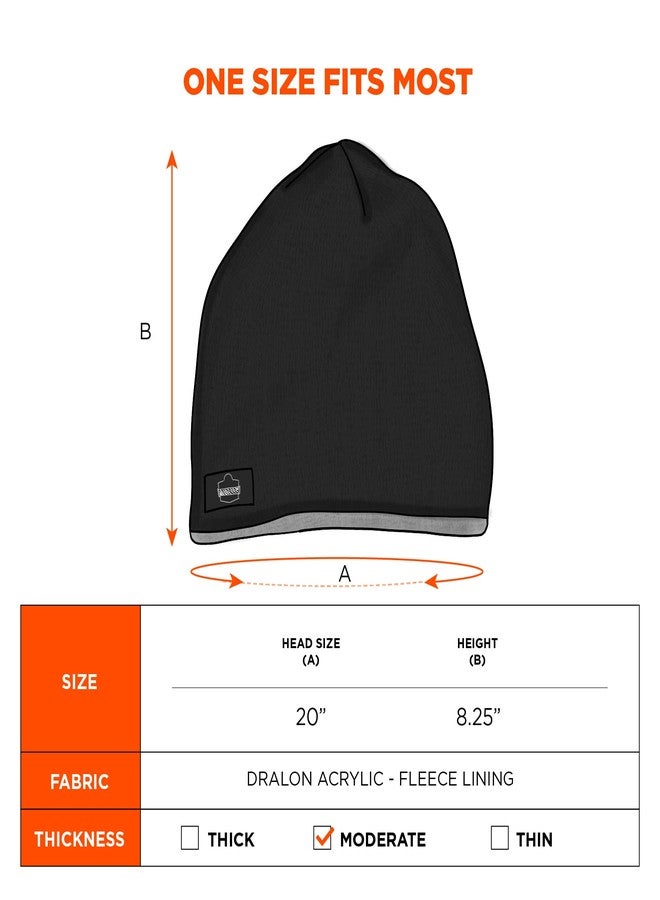Ergodyne - 16818 N-Ferno 6818 Insulated Thermal Knit Beanie Hat,Black - Image 5