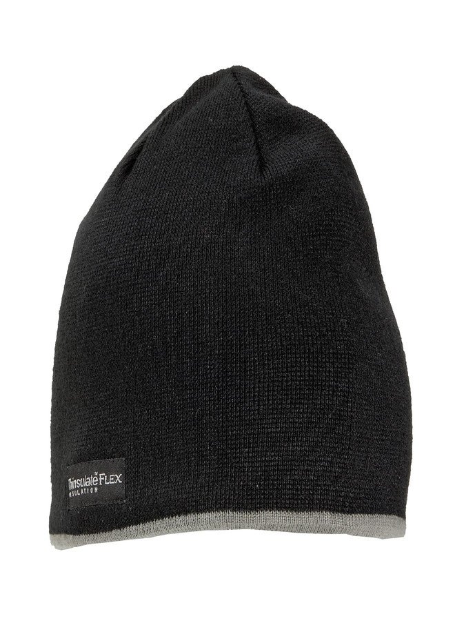 Ergodyne - 16818 N-Ferno 6818 Insulated Thermal Knit Beanie Hat,Black - Image 1