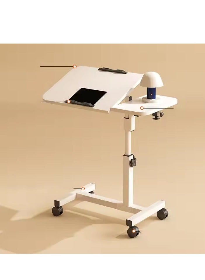 Y&D Lifting and Rotating Laptop Desk Adjustable Laptop Table Adjustable Standing Table With Wheels 60*40cm For Sofa Bedside Coffee Table  - Image 2