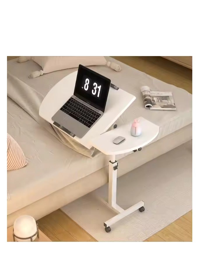 Y&D Lifting and Rotating Laptop Desk Adjustable Laptop Table Adjustable Standing Table With Wheels 60*40cm For Sofa Bedside Coffee Table  - Image 5