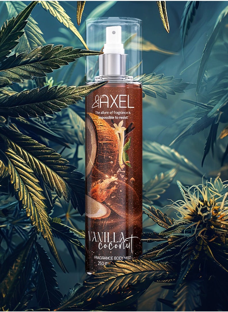 Axel - Axel Body Mist with Vanilla Coconut Scent - 250 ml - Image 1