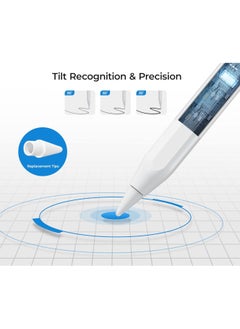 Benks BENKS Stylus Pen for iPad, Magnetic Wireless Charging Pencil 2nd Gen, Tilt Sensitive&Palm Rejection, Compatible with iPad Pro 11 in 1/2/3 iPad Pro 12.9 in 3/4/5 iPad Air in 4/5 iPad Mini 6  - Image 2