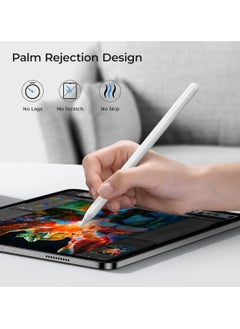 Benks BENKS Stylus Pen for iPad, Magnetic Wireless Charging Pencil 2nd Gen, Tilt Sensitive&Palm Rejection, Compatible with iPad Pro 11 in 1/2/3 iPad Pro 12.9 in 3/4/5 iPad Air in 4/5 iPad Mini 6  - Image 5