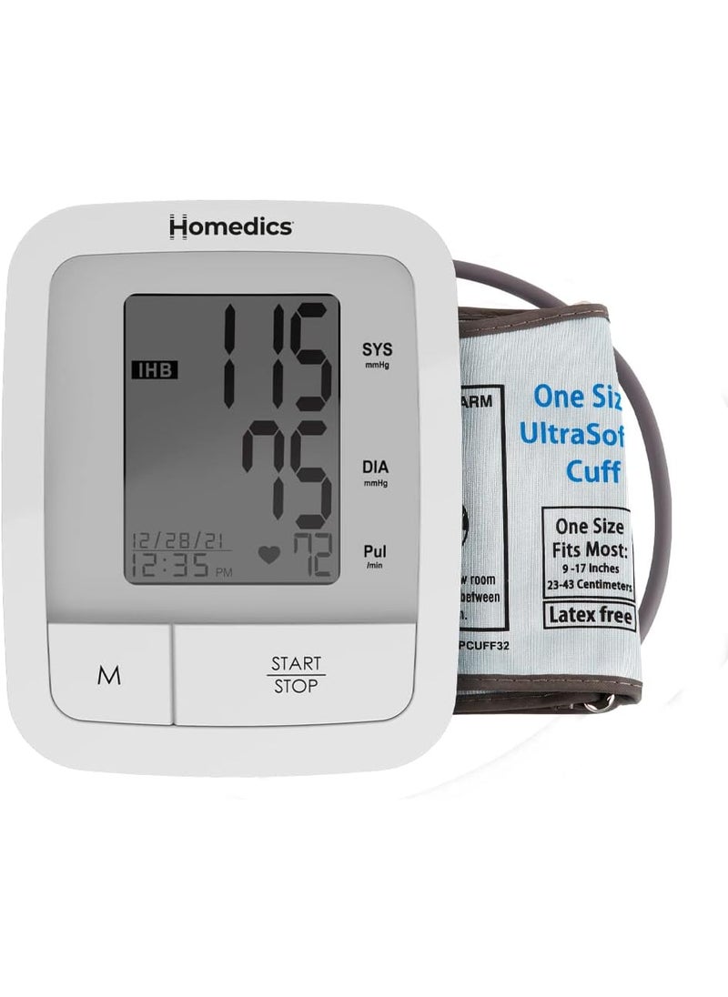 HoMedics HoMedics Automatic Arm Blood Pressure Monitor Clinically Proven Accurate Quick and Comfortable Readings 60 Memories OneSize Arm Cuff Fits Most Excessive Body Motion Detector  - Image 1