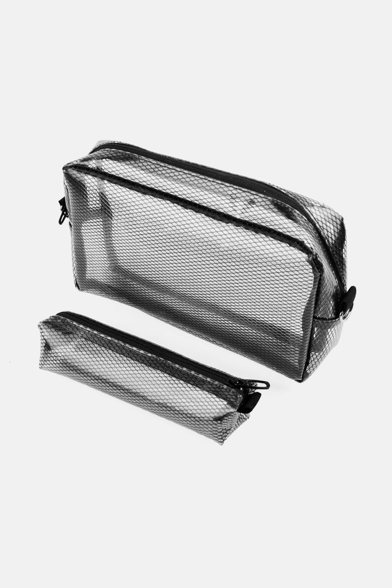 YOTO 2 Piece EVA Storage Pouch Set, Black  - Image 2
