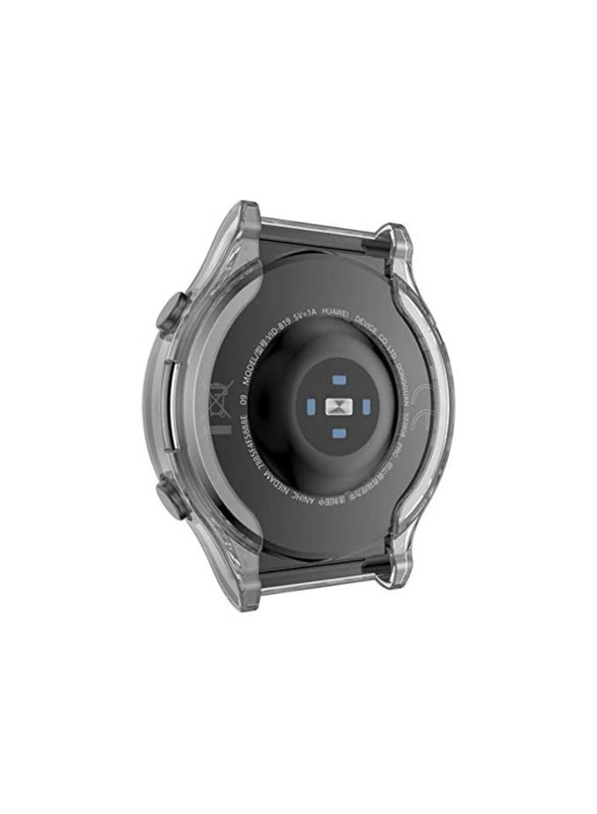ELMO3EZZ Compatible For Huawei Watch GT2 Pro Protective Case Cover, Full Coverage TPU Protective Case Cover Shell For Huawei Watch GT2 Pro TPU (Clear) - Image 2