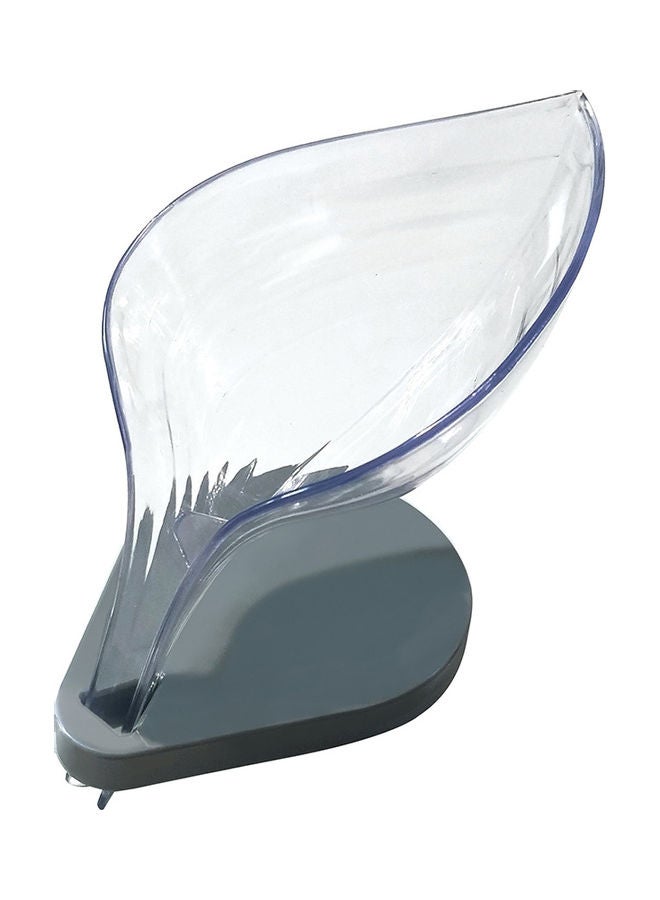 ISank Leaf Soap Holder Transparent 12cm - Image 1