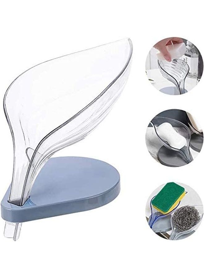 ISank Leaf Soap Holder Transparent 12cm - Image 5