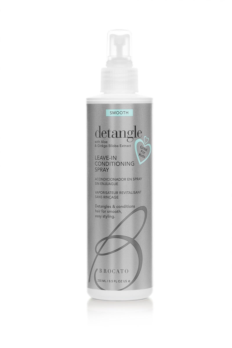 Brocato Detangle Leave In Conditioner Spray, 8.5 oz | Hair Detangler & Conditioning Spray for Women to Smooth Hair | Tame Frizz & Provide Sun & Heat Protection | Detangling Products for All Hair Types - Image 1