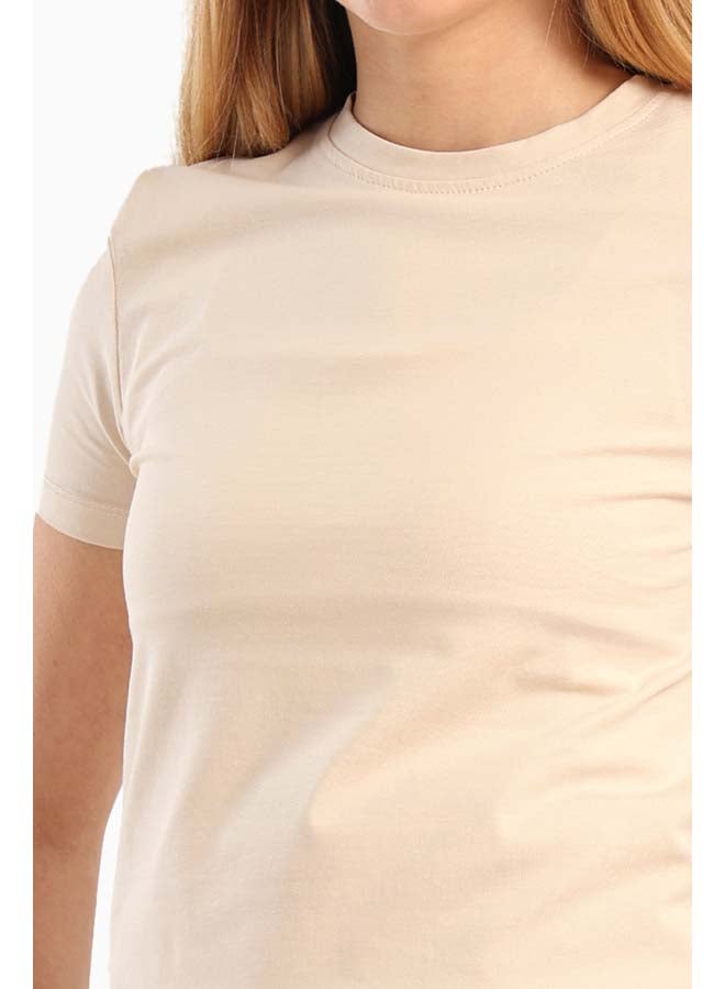 Carina Cotton Basic Slip On T-Shirt - Image 4