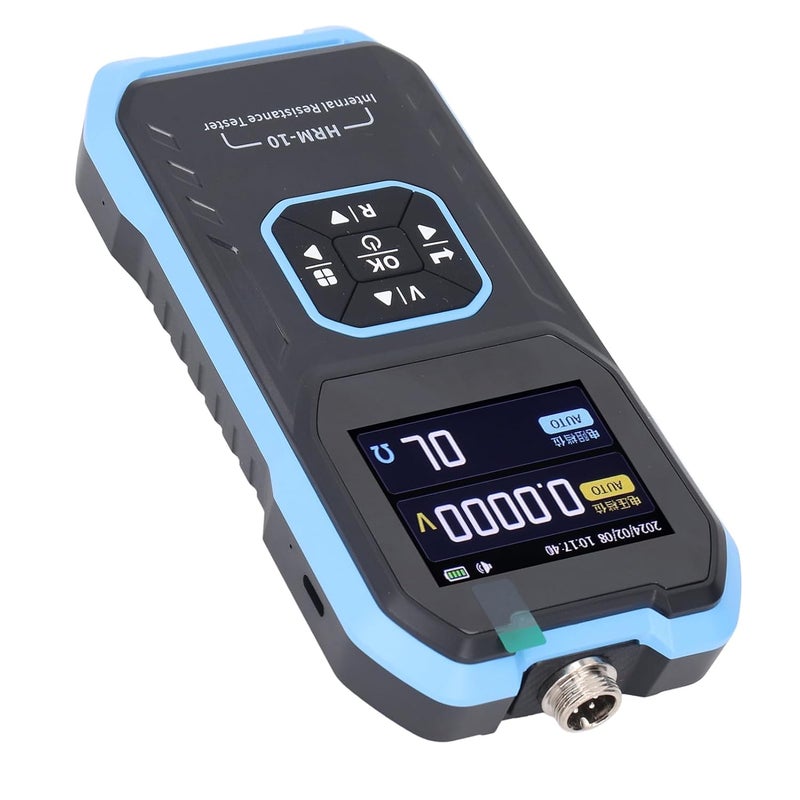 DC 0 to 100V and 0 to 200 Ohm Resistance Range, 4 Wire Kelvin Connection Battery Internal Resistance Tester and Voltage Meter with Color Screen Battery Monitor for Automotive - Image 3