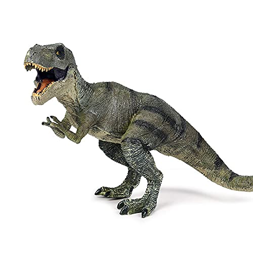 RCOMG Dinosaur Toy Tyrannosaurus Rex Realistic Dino Figure TRex Toy Plastic Educational Prehistoric Animal Dinosaur Figurines for Kids Toddlers Green - Image 1