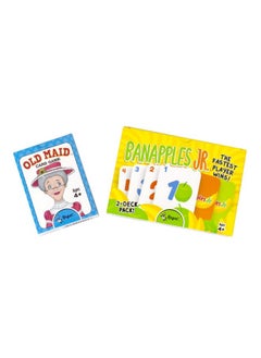 Regal Games Regal Games Banapples Jr. & Old Maid Kids Card Games Ages 4 5 6 7 8+ | Family Fun Playing Card Set (80 Game Cards, 2 Pack)  - Image 2