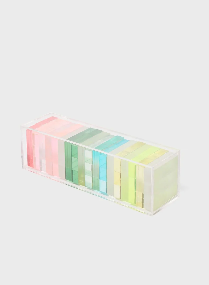 SUNNY LIFE Lucite Aurora Jumbling Tower