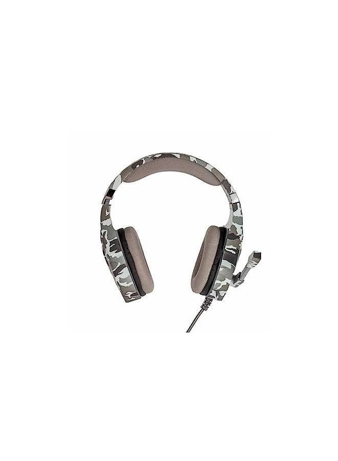 OVLENG "OVLENG Gaming Headset with Surround Sound, LED Light, Noise Cancelling Mic, Compatible with PC, PS4, Xbox One, Smartphones - Blue Camo"  - Image 3