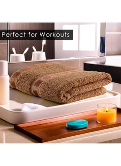 Kuber Industries Kuber Industries Pack of 6 Cotton Hand/Face Towels For Men & Women | Easily Washable | Workout Gym Napkins For Men | Pocket Towel - Golden  - Image 4