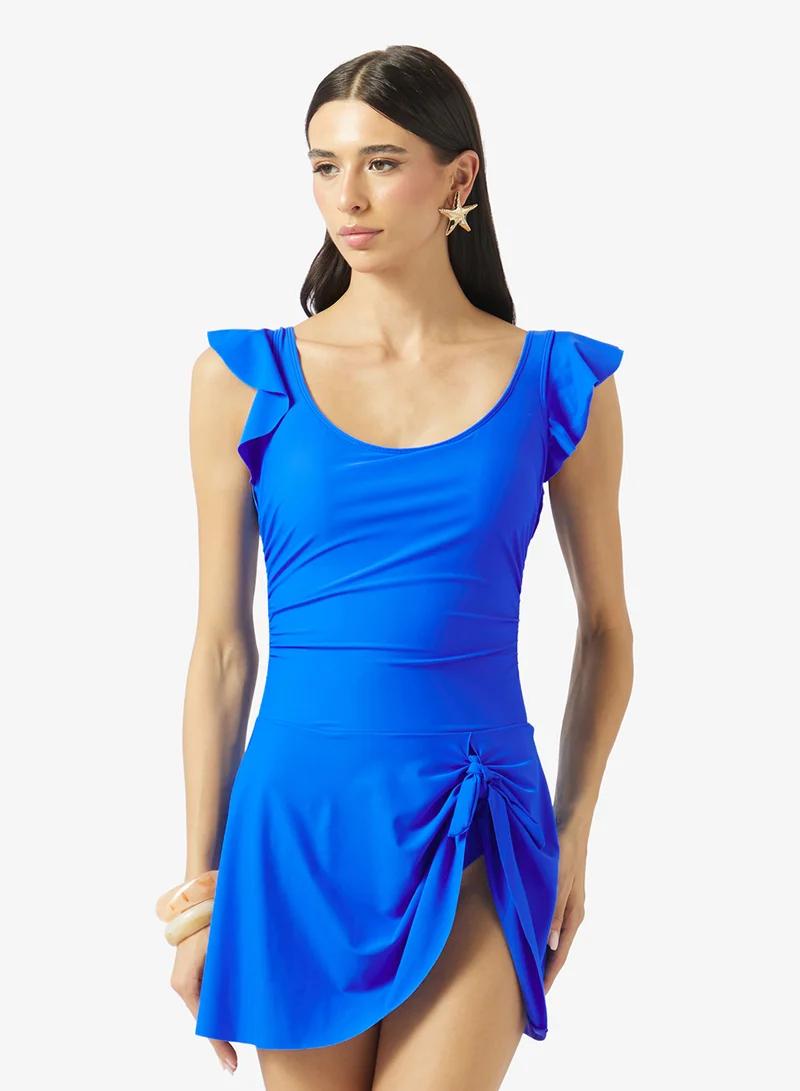 ELLA Swimsuit With Tie Up Skirt