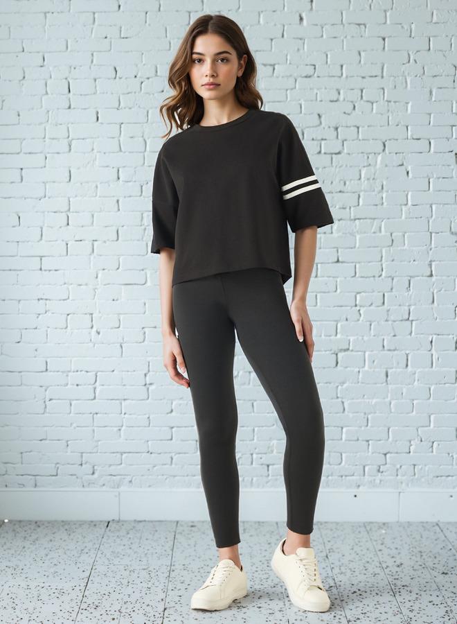 كابا ليجنز كابا بطبعة شعار وخصر مطاطي - Image 2