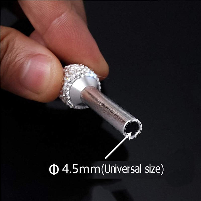 cheekyglo 2 Pieces Car Door Lock Pin, Decortion ling Rhinestone uto Interior Lock Pull Pin Knos luminum lloy Universal uto Interior ccessories, lue-Blue - Image 2