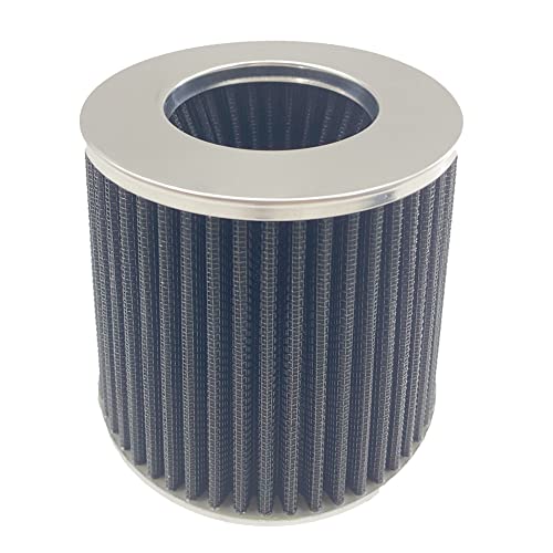 MOOSUN 3" Universal Cold Air Intake Kit Intake Pipe Kit Aluminium Automotive Air Intake Air Filter Induction Flow Hose Pipe Kit Black Filter - Image 5